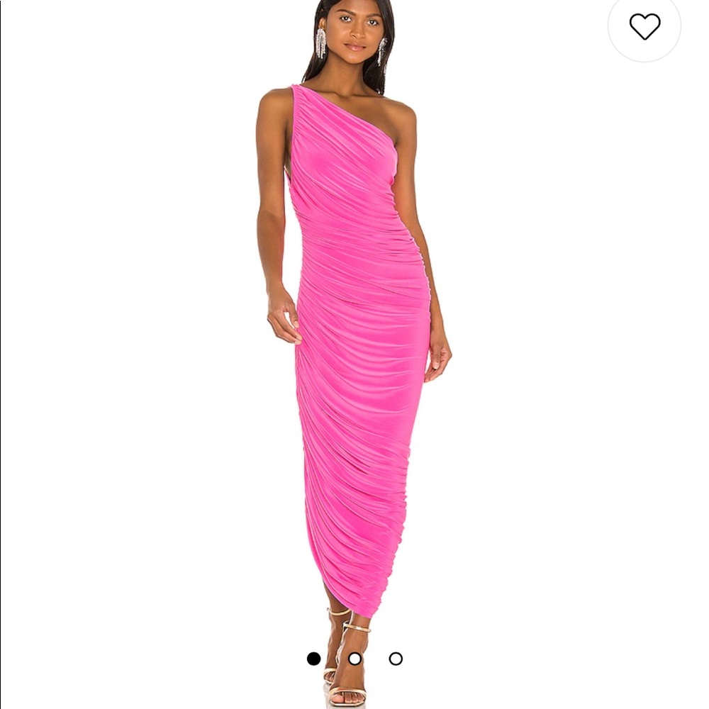 NORMA KAMALI X REVOLVE DIANA GOWN IN ORCHID PINK